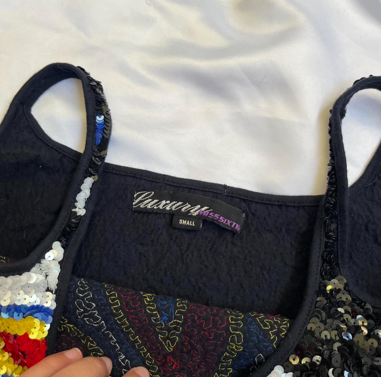 Vintage MissSixty Panther sequined dress