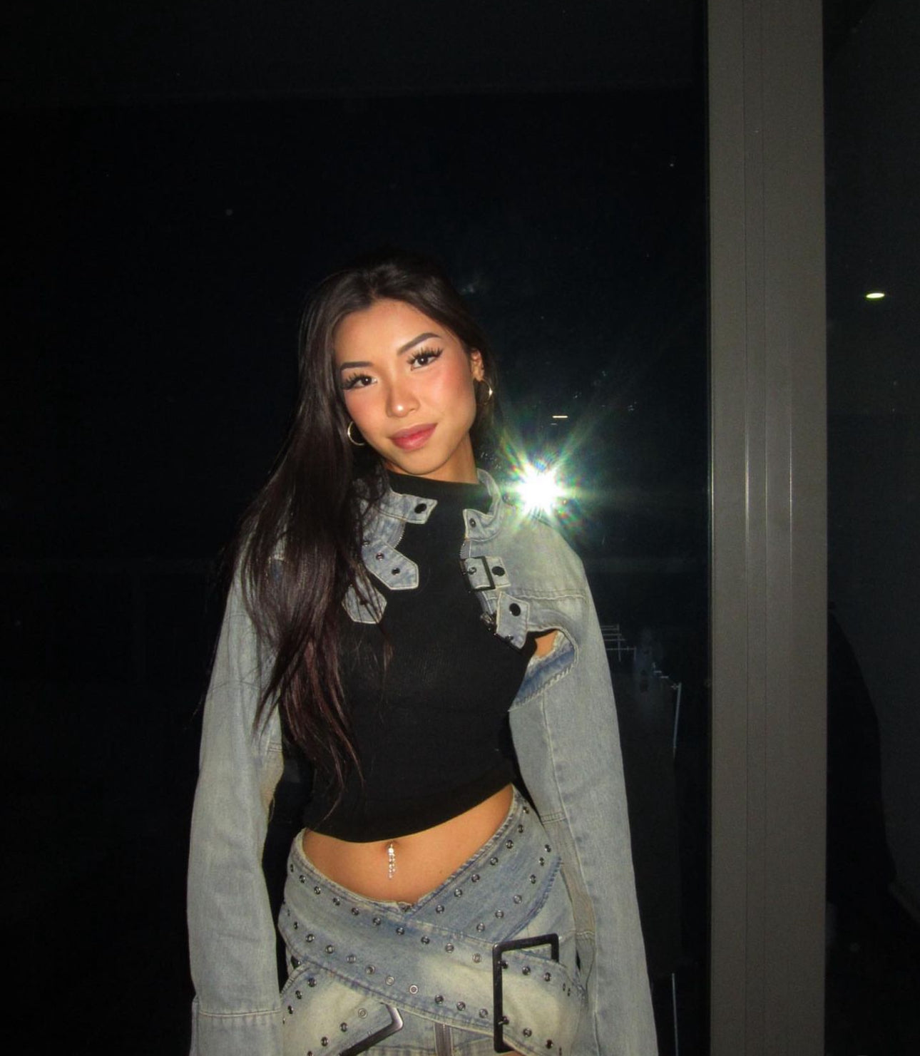 Double denim set